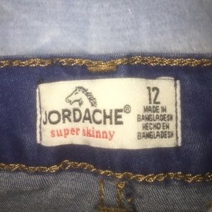 Jordache Supper Skinny Jeans, Size 10-12
